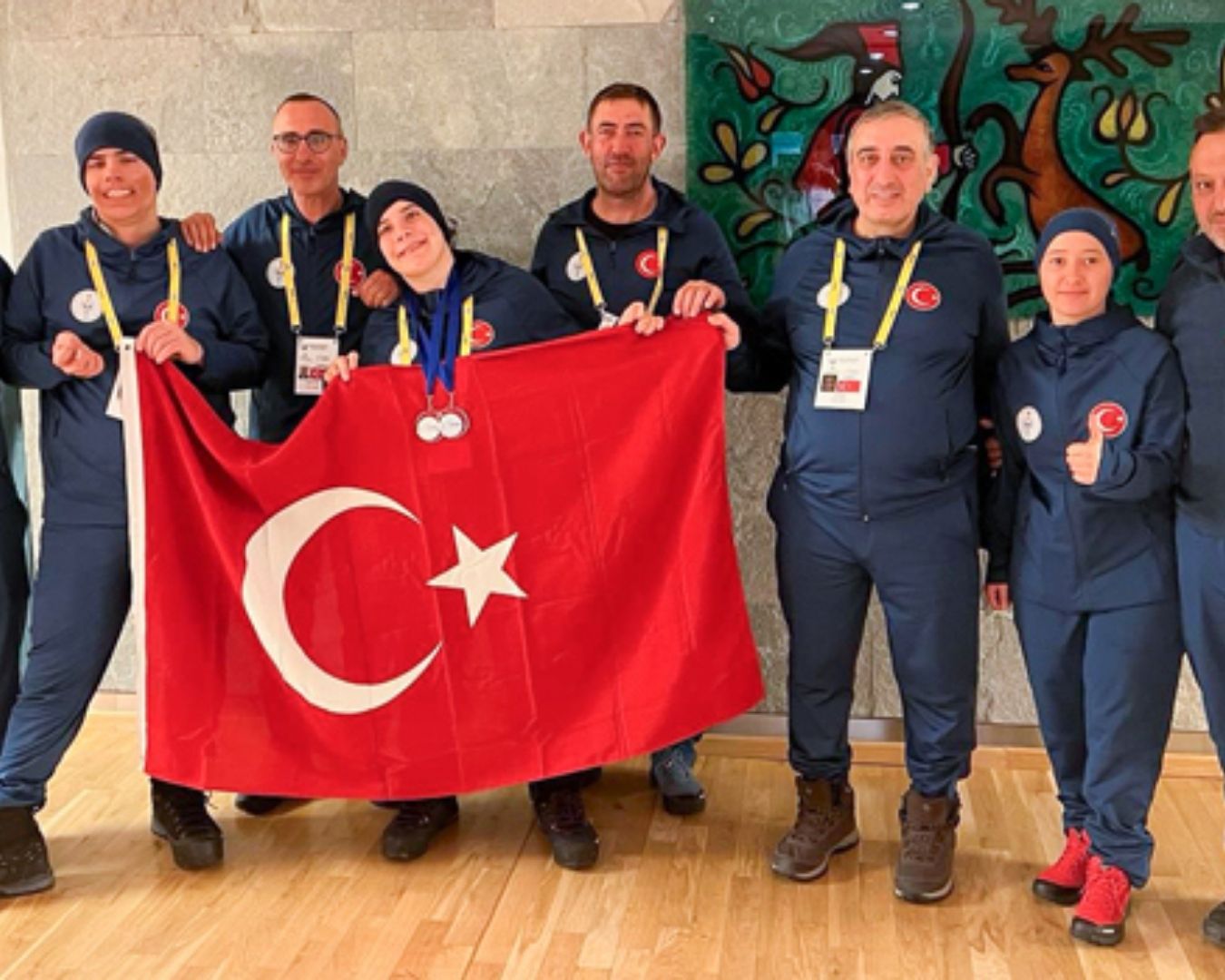 9 medals from special national athletes